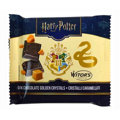 WITOR'S Chocolatina Harry Potter con chocolate negro con caramelo 40 g.