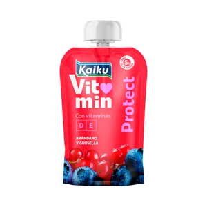 KAIKU Vitaminas protect Bolsita (pouch) de arándanos y grosellas rico en vitaminas 110 g.