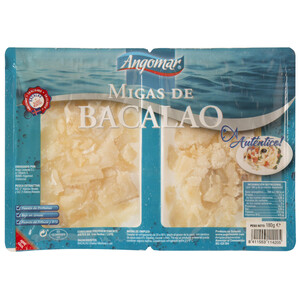 Imagen de ANGOMAR Bacalao salado desmigado ANGOMAR 90 gramos pack de 2 uds.