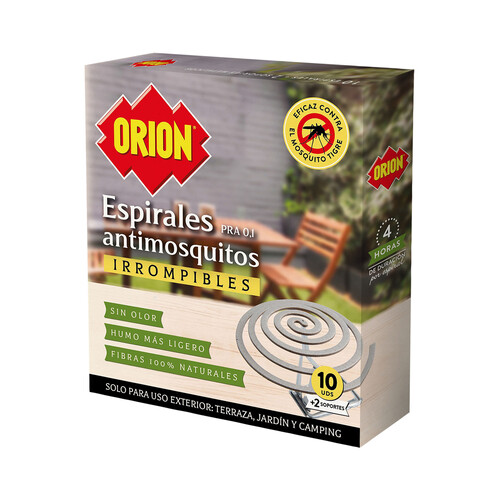 ORION Espirales antimosquitos ORION 10 uds.