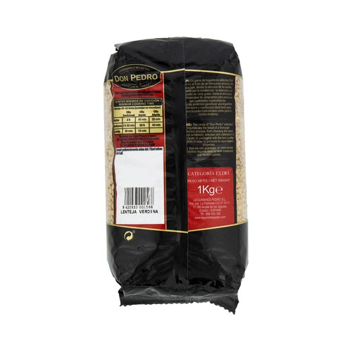 DON PEDRO Lentejas Verdina 1 Kg.