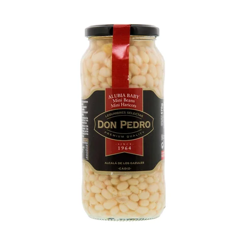 Garbanza cocida frasco de 400 g.