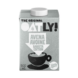 OATLY Barista Bebida vegetal de avena, especial para el café 500 ml.
