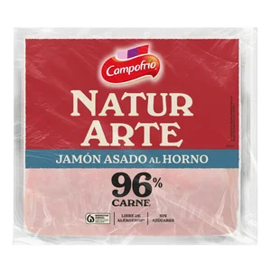 CAMPOFRÍO Natuarte Jamón asado al horno, cortado en lonchas 110 g.