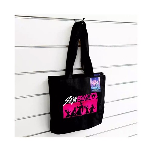 K-POP Totebag negra,  Demon Hunters Sajaboys. PYRAMID POSTERS.
