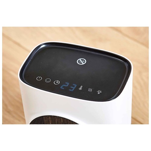 Calefactor digital cerámico QILIVE Q.6115, potencia max: 1500W, 2 niveles de potencia, termostato regulable.