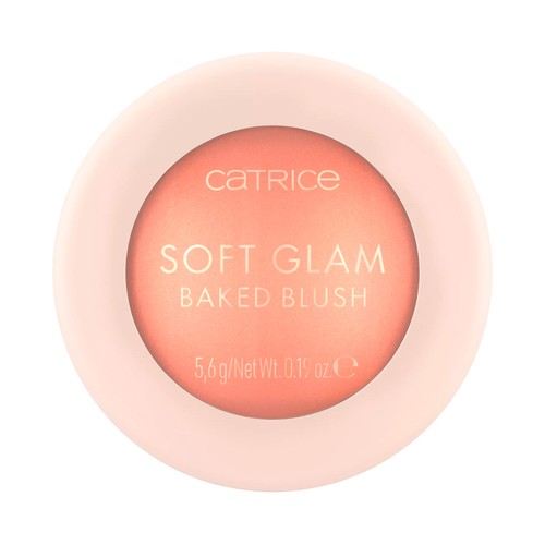 CATRICE Soft glam baked blush tono 020 Peachy breeze, melocotón Colorete e iluminador.