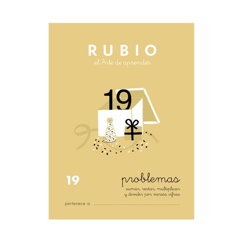 Problemas 19, sumar, restar, multiplicar y dividir por varias cifras, 10-11 años RUBIO.