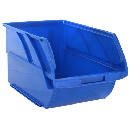 Gaveta apilable multiusos del polipropileno de color azul y del número 3 STANLEY.