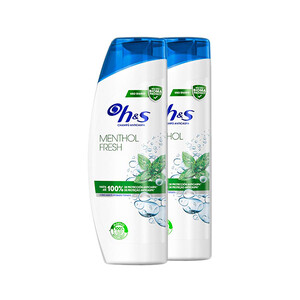 Imagen de H&S Champú anticaspa Menthol H&S 2x400 ml.