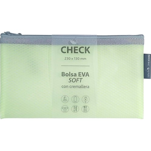 Bolsa zipper 230x130mm en colores mate surtidos GRAFOPLAS.
