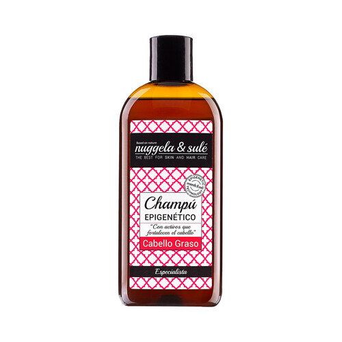 Champú especial cabello graso, que estimula el crecimiento del mismo NUGGELLA & SULÉ 250 ml.