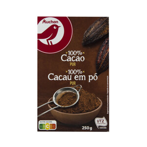 PRODUCTO ALCAMPO Cacao en polvo puro 100 % cacao PRODUCTO ALCAMPO 250 g.
