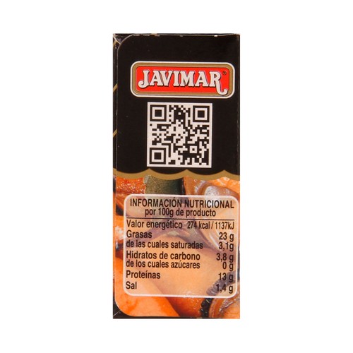 JAVIMAR Mejillones en escabeche 6/8 pzs 115 g.