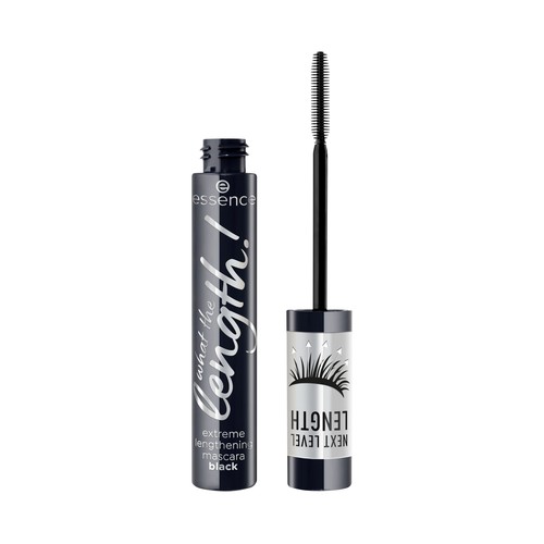 ESSENCE What the lenght! tono negro Mascara para pestañas infinitas y ultradefinidas.