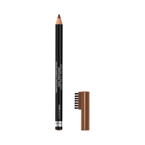 RIMMEL Brow this way tono 006 Brunette Lápiz de cejas de larga duración.