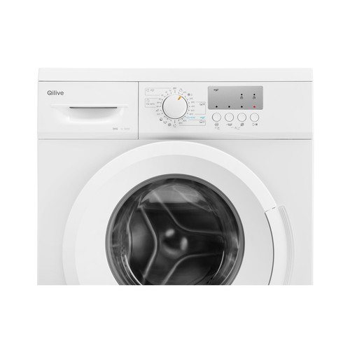 Lavadora QILIVE Q.6682 5KG, clasificación energética: E, 800RPM, H: 85cm, A: 60cm, F: 40cm.
