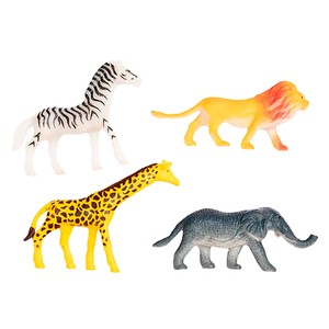 Imagen de 4 juguetes de animales surtidos para piñatas, OH YEAH!