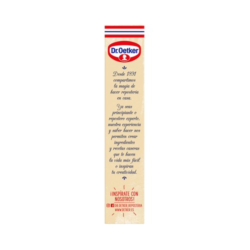 DR. OETKER Preparado de nata para montar Dr. OETKER 30 g.