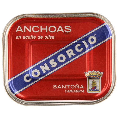 CONSORCIO Filetes de anchoa en aceite de oliva de Santoña CONSORCIO 252 g.