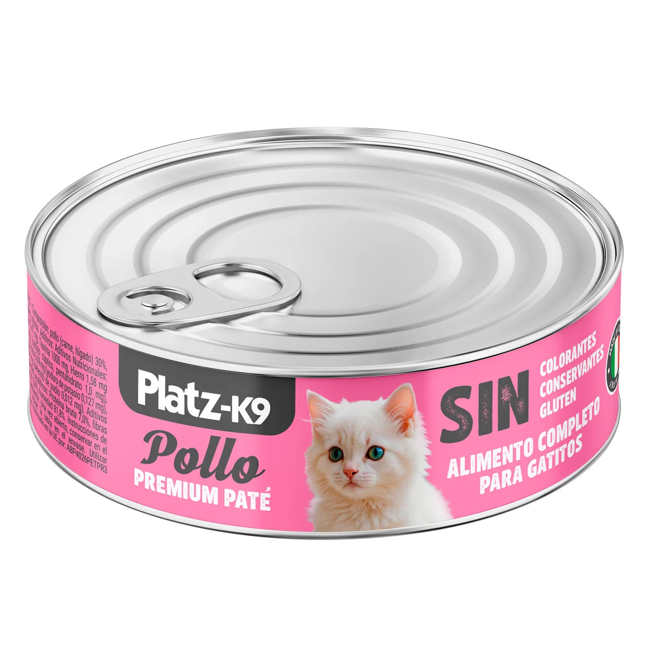 Alim. hum. latitas gato pollo 85 g.