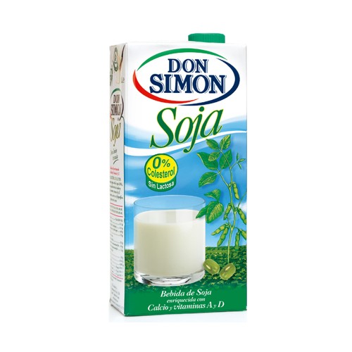 DON SIMÓN Bebida de soja, enriquecida con calcio y vitaminas A y D 1 l