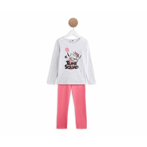 Pijama de algodón para niña SPACE JAM, talla 3.