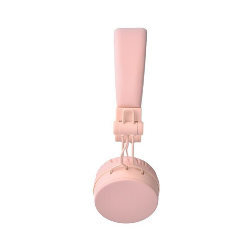 Auriculares bluetooth tipo diadema QILIVE Q1513, con micrófono, autonomía 8 horas, color rosa.