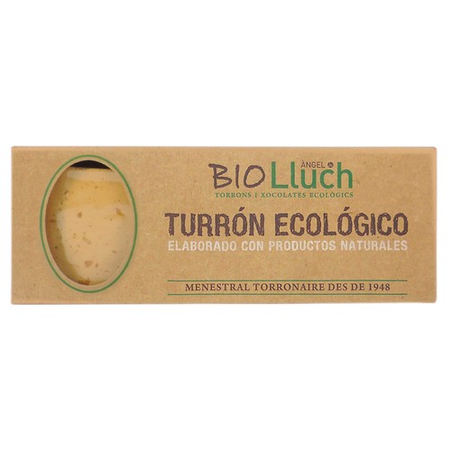 VICENS Bio lluch Turrón blando ecológico, elaborado con productos naturales 200 g.