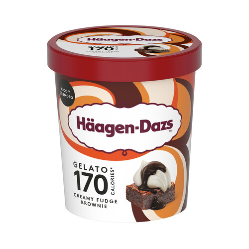 HÄAGEN-DAZS Tarrina de helado con salsa de chocolate, trocitos de brownie y queso mascarpone HÄAGEN-DAZS 460 ml.