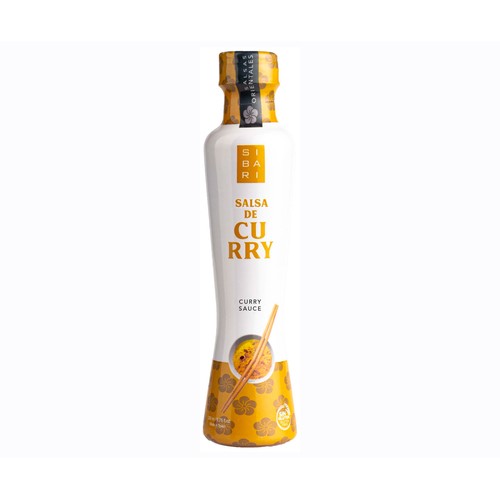 SIBARI Salsa balsámico de curry 200 ml.