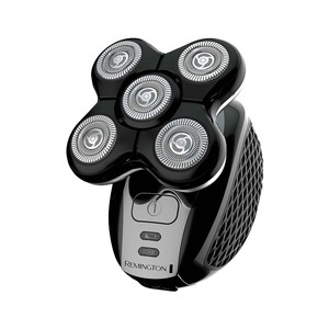 Imagen de Afeitador para la cabeza REMINGTON Series RX5 XR1500, 5 cabezales, recogepelos, resistente al agua, neceser.
