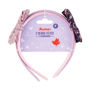 COSMIA Diaedemas infantiles finas recubiertas de tela 2 uds.