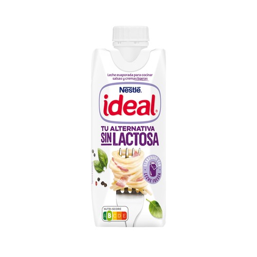 Leche evaporada sin lactosa Ideal NESTLÈ 525 g.