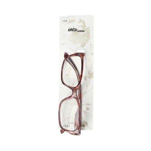 INCA FARMA Gafas de lectura unisex para presbicia (vista cansada +3.0 dioptrías) INCA FARMA.