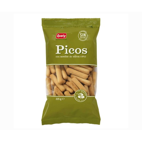 QUELY Picos con aceite de oliva QUELY 225 gramos.
