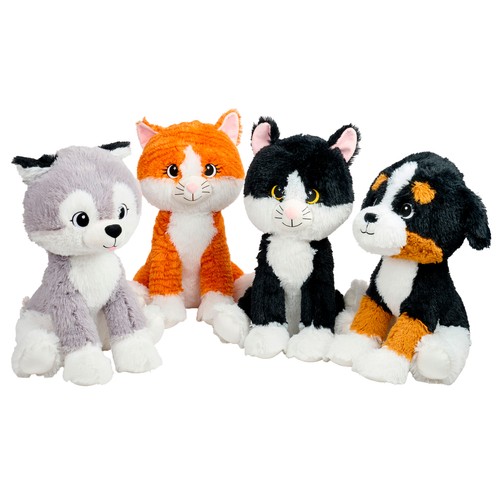 Peluches animales sentados Grandes 50 cm, modelos surtidos ONE, TWO FUN
