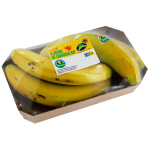 Imagen de ALCAMPO CULTIVAMOS LO BUENO Plátano de Canarias (Indicación Geográfica Protegida)  bandeja 700 g.