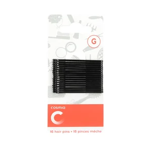 COSMIA Horquillas tradicionales metálicas COSMIA 16 uds.