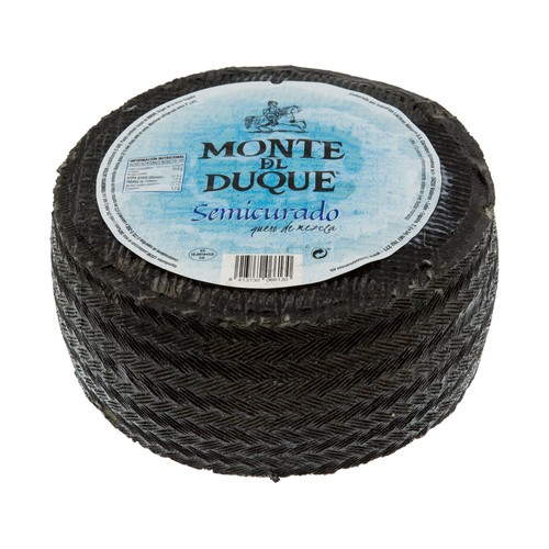 MONTE DUQUE Queso mezcla semicurado, cuña.
