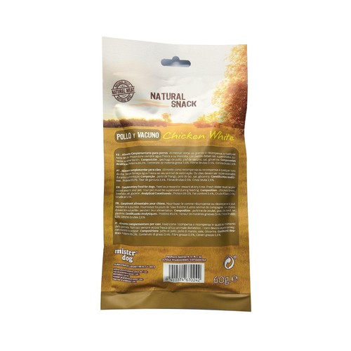 PROSANDIMAS snack perro natural chickenwhite PROSANDIMAS 60 grs.