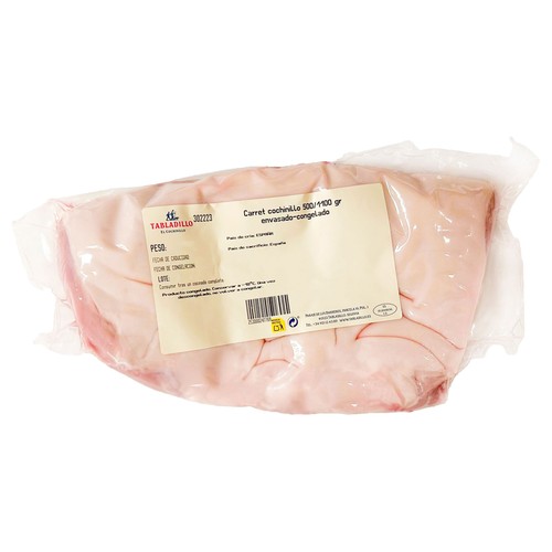 EL TABLADILLO Carret de cochinillo envasado y congelado 500 / 1100 g.