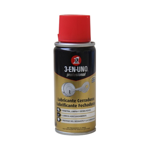 Lubricante para cerraduras, 3 EN 1.