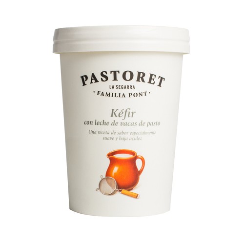 Kéfir natural de leche de vaca de pasto EL PASTORET 500 g.