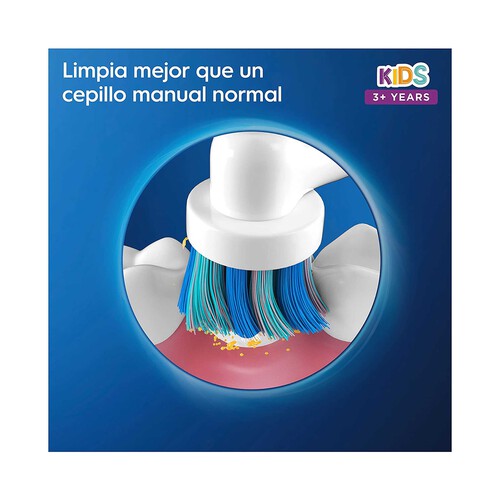 Cepillo de dientes eléctrico infantil Braun ORAL-B Lightyear, 1 cabezal, estuche de viaje.