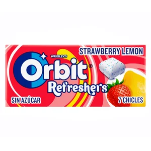 ORBIT Chicle de fresa y limón 7 uds 15,6 grs.