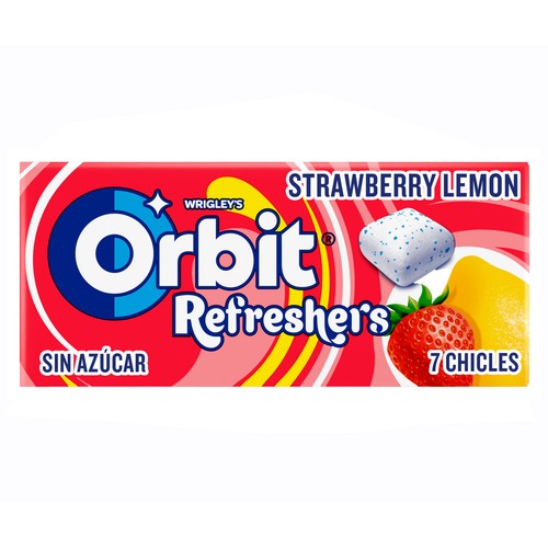 ORBIT Chicle de fresa y limón 7 uds 15,6 grs.