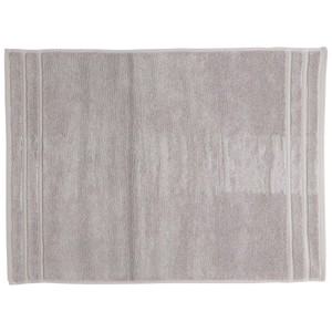 Imagen de Alfombra de baño 100% algodón color gris claro, densidad de 1000g/m², 50x70 cm. ACTUEL.