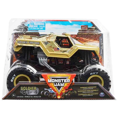 Coches metal Monster Jam a escala 1:24, modelos surtidos +3 AÑOS, MOSTER JAM