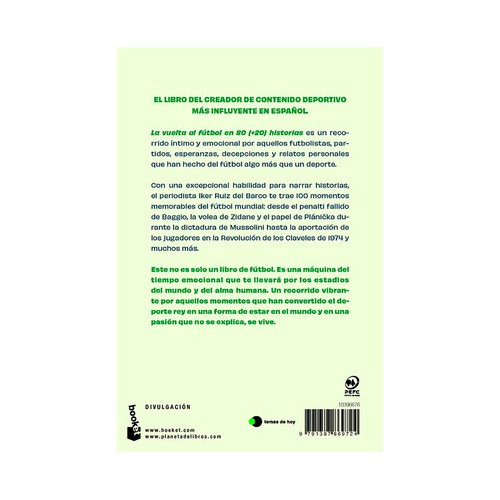 La vuelta al fútbol en 80 (+20) historias. Iker Ruiz. BOOKET
